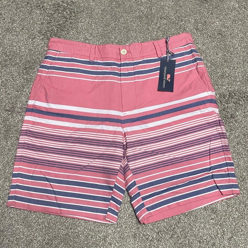 NWT Men’s Vineyard Vines Seaward Stripe 9” Breaker Shorts Size 34